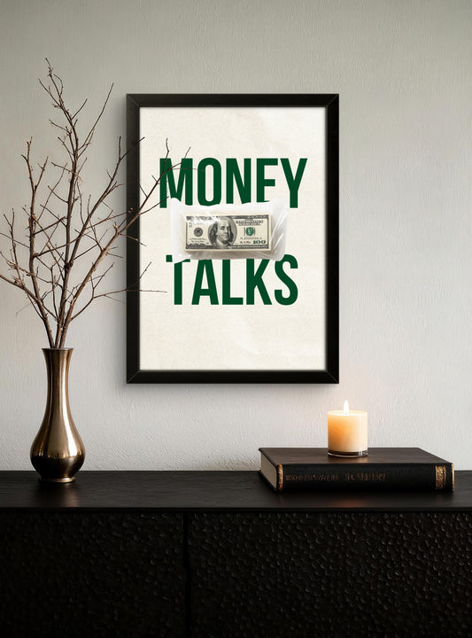 Money Talks - Motivation Photo Frame