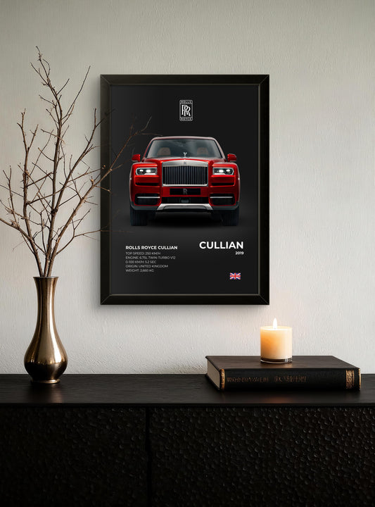 Rolls Royce Cullian - Car Photo Frame