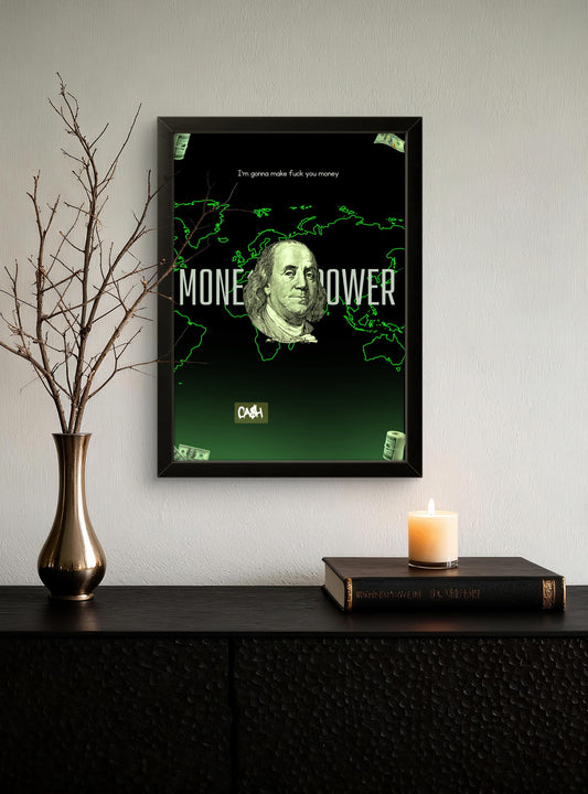 Money Power - Motivation Photo Frame