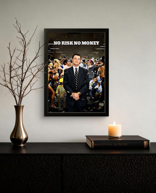 No Risk No Money - Motivation Photo Frame