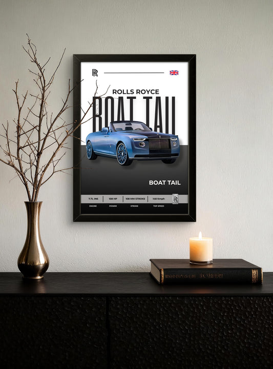 Rolls Royce Boat Tail - Car Photo Frame