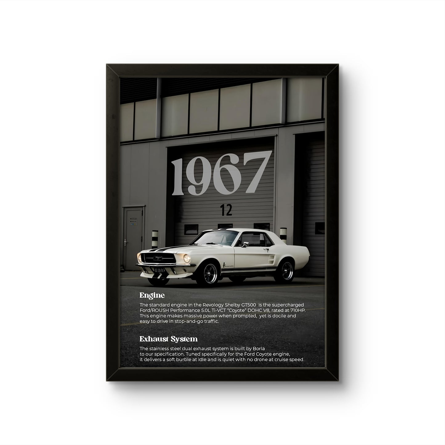 Ford Mustang Shelby GT500 - Car Photo Frame