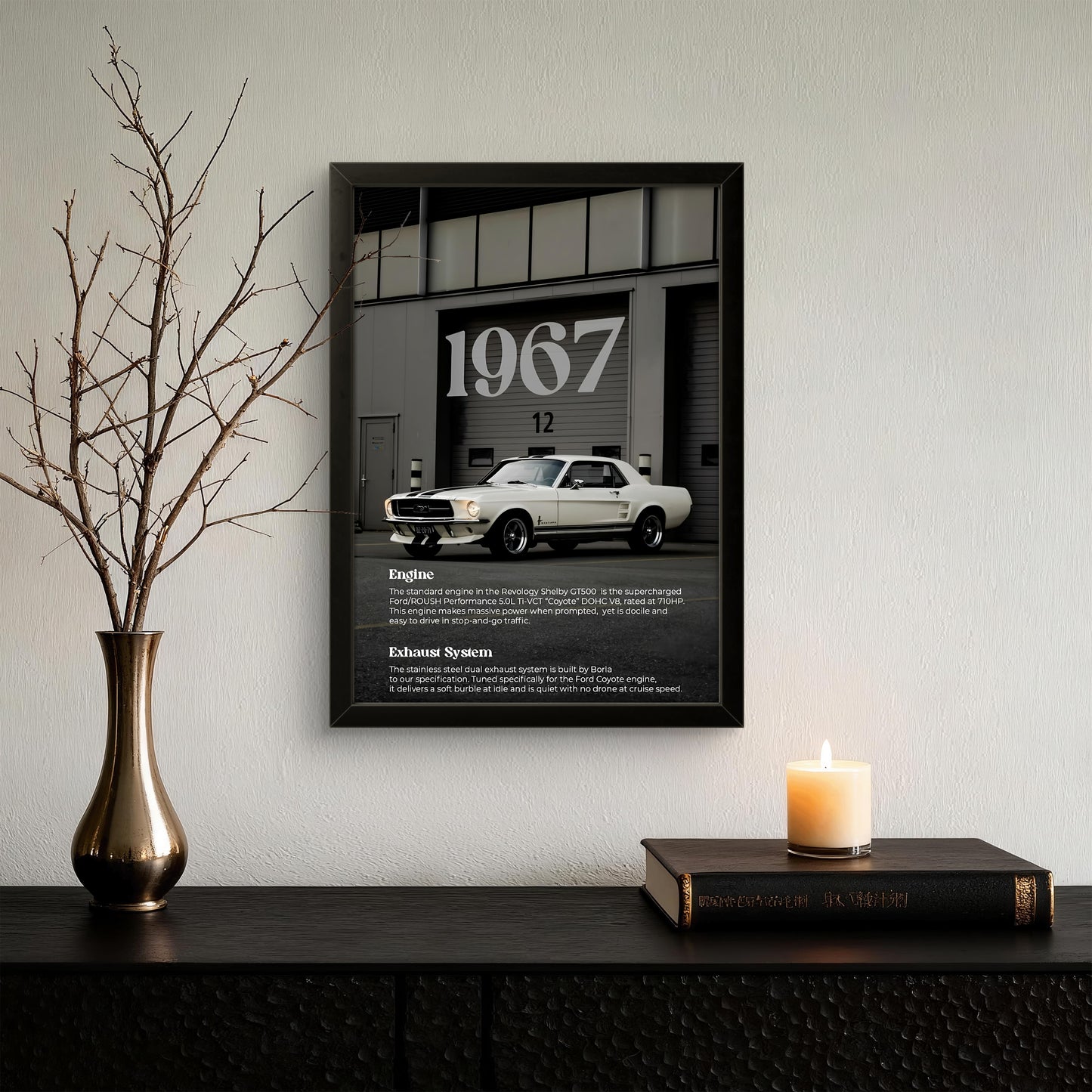 Ford Mustang Shelby GT500 - Car Photo Frame