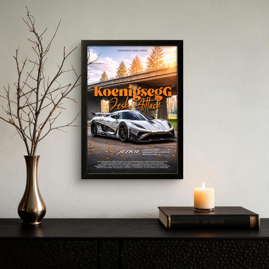 Koenigsegg Jesko Attack - Car Photo Frame