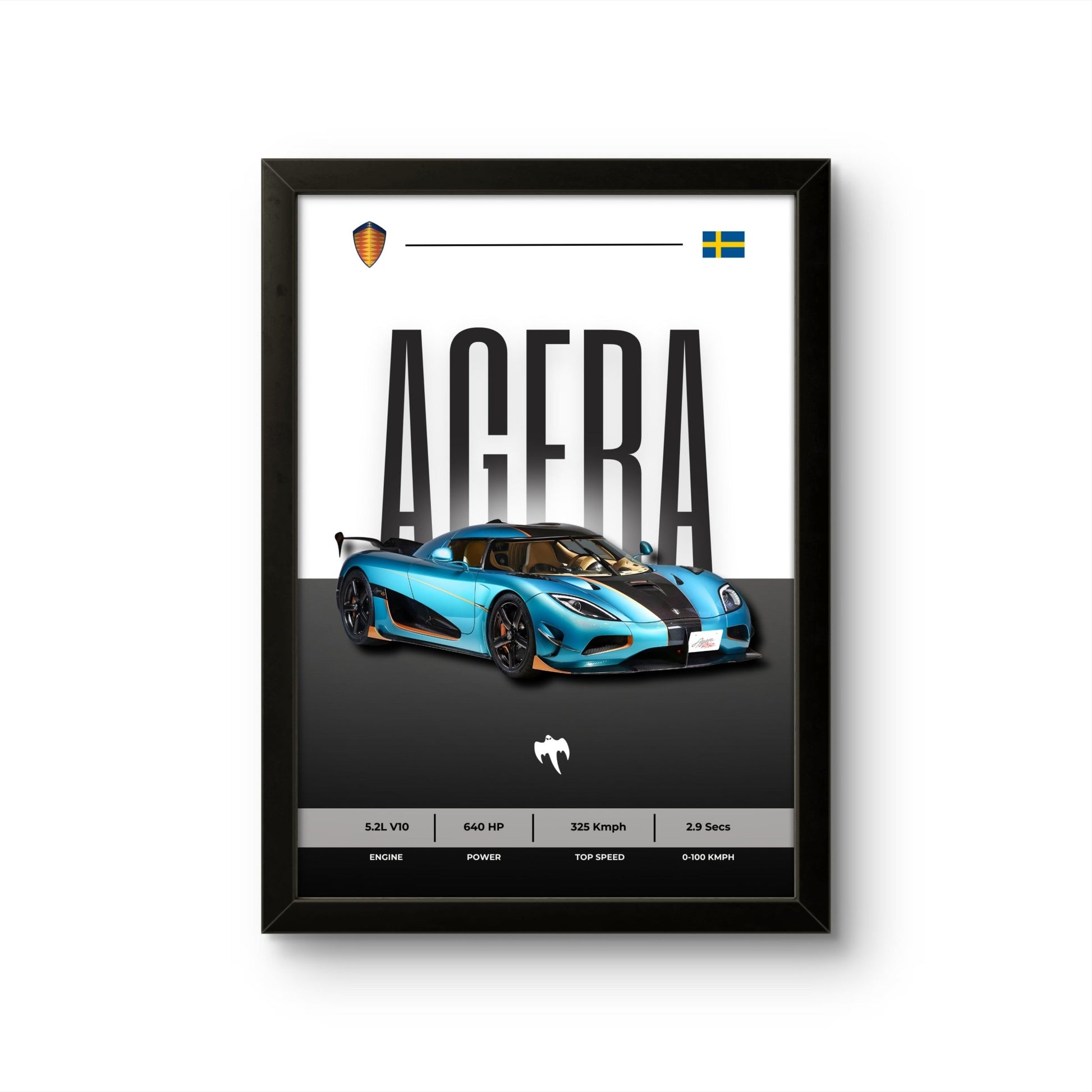 AGERA - Car Photo Frame - Art Drift