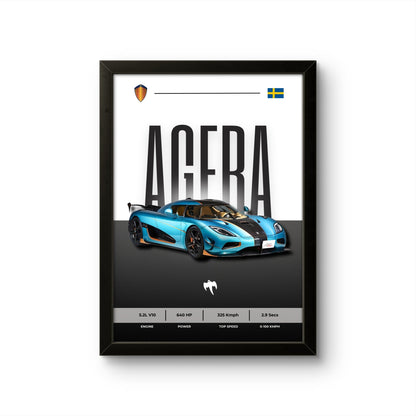 AGERA - Car Photo Frame - Art Drift