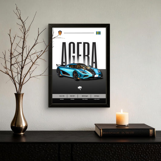 AGERA - Car Photo Frame - Art Drift