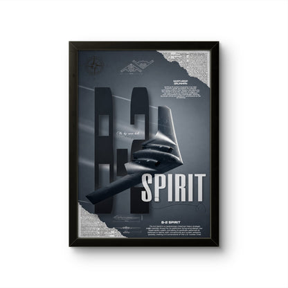 B2 Spirit - Military Photo Frame - Art Drift