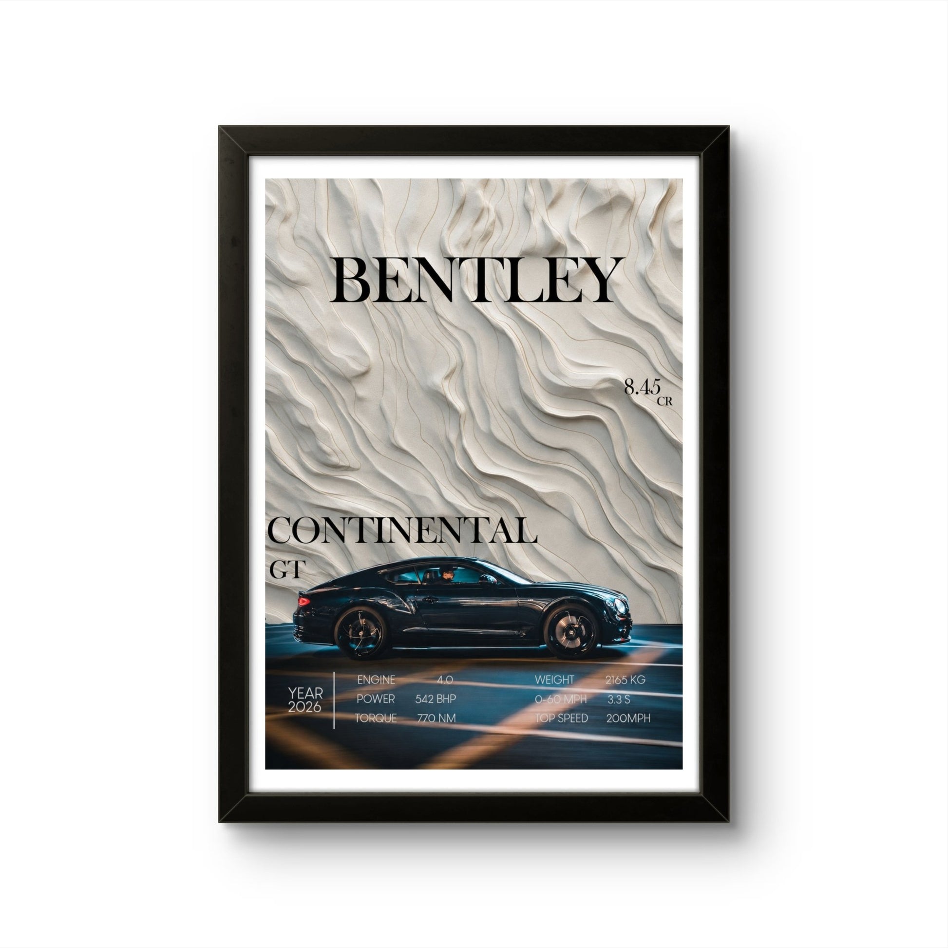 Bentley Continental - Car Photo Frame - Art Drift
