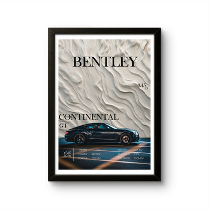 Bentley Continental - Car Photo Frame - Art Drift