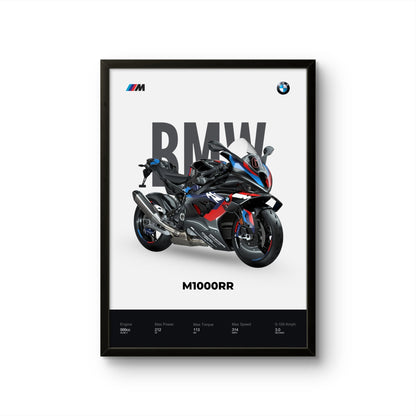 BMW M1000RR - Bike Photo Frame - Art Drift