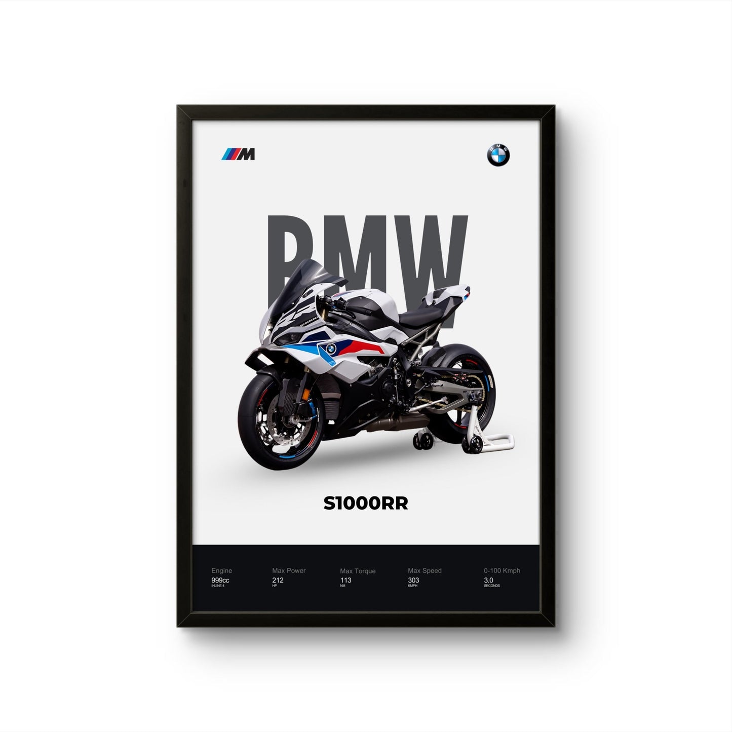 BMW S1000RR - Bike Photo Frame - Art Drift