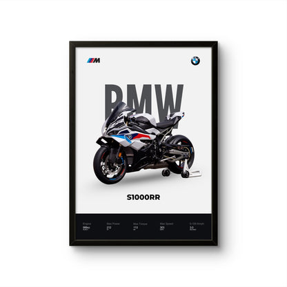 BMW S1000RR - Bike Photo Frame - Art Drift