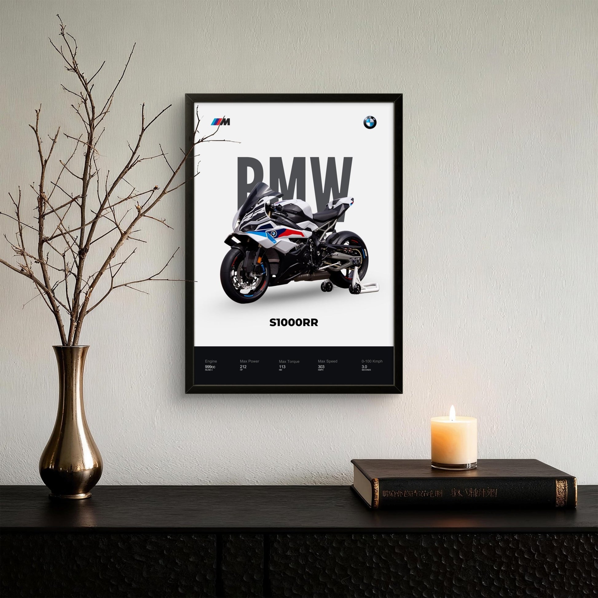 BMW S1000RR - Bike Photo Frame - Art Drift