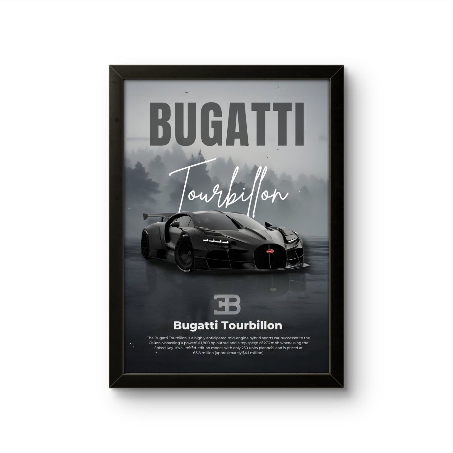 Bugatti Tourbillon - Car Photo Frame - Art Drift