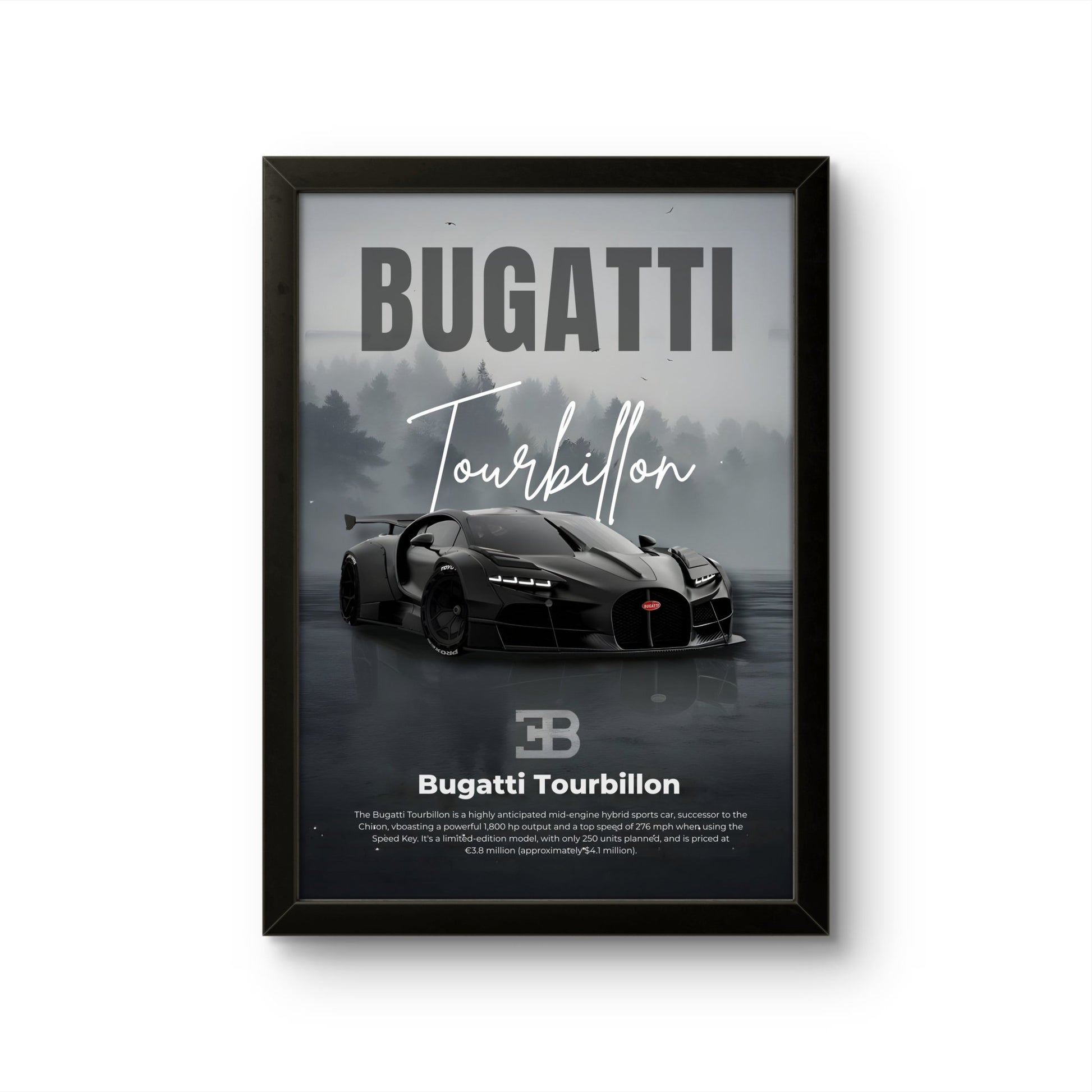 Bugatti Tourbillon - Car Photo Frame - Art Drift
