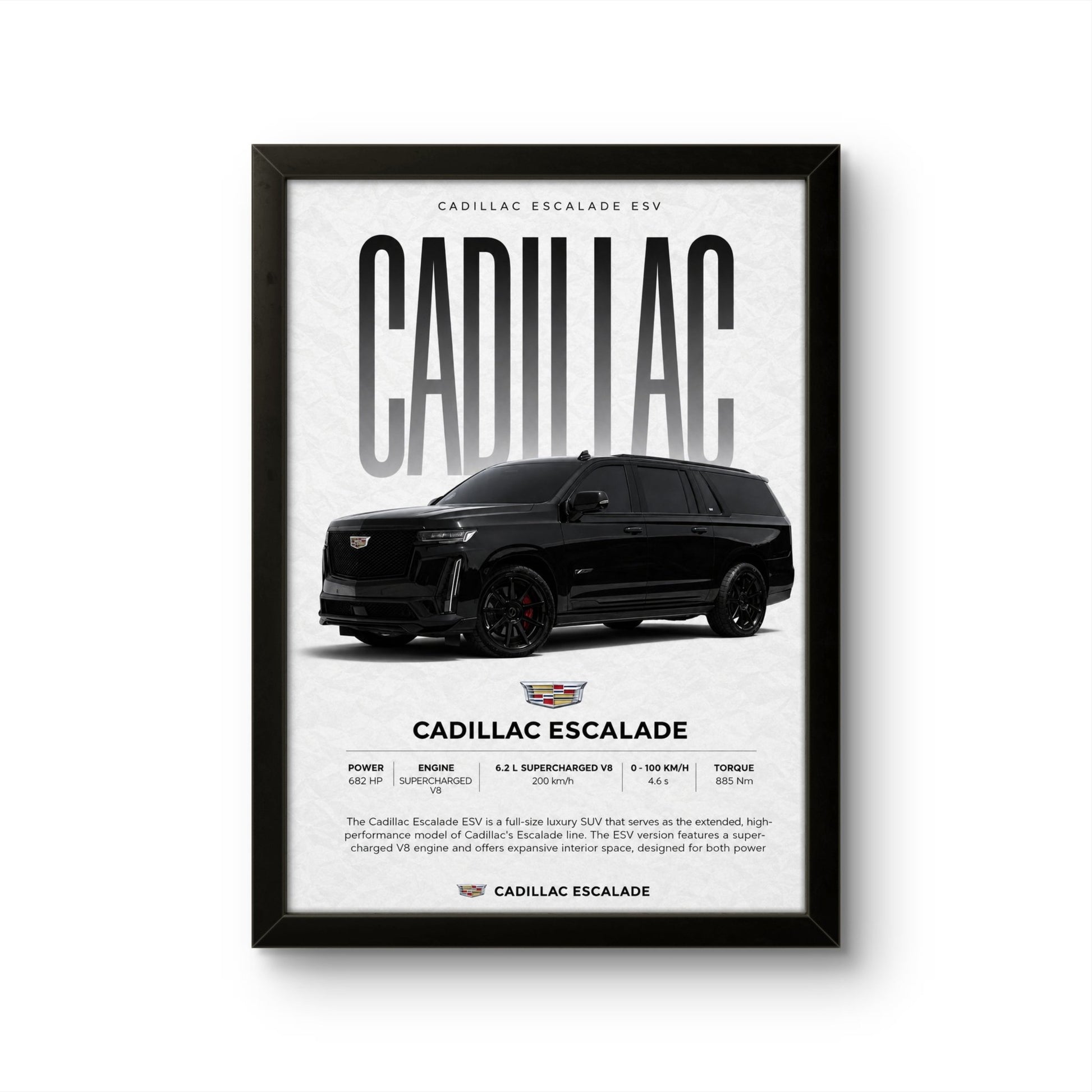 Cadillac Escalade - Car Photo Frame - Art Drift