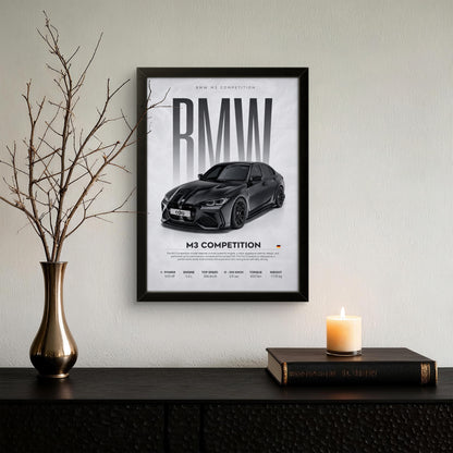 BMW M3 Competition - Car Photo Frame