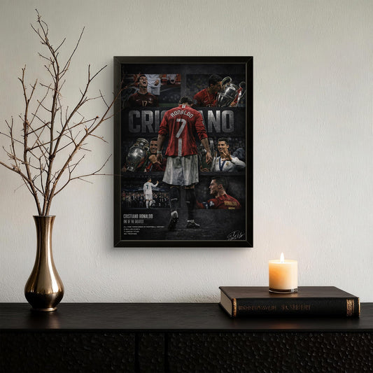 CR7 "The Ascent" - Football Photo Frame - Art Drift