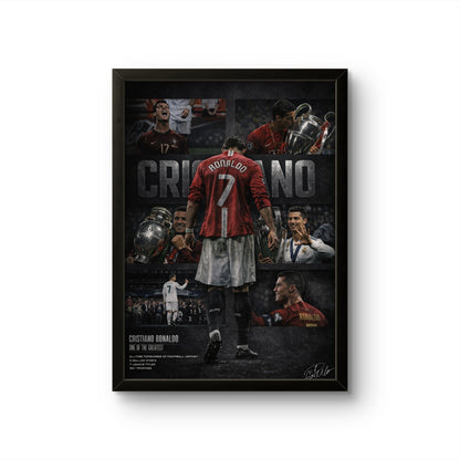 CR7 "The Ascent" - Football Photo Frame - Art Drift