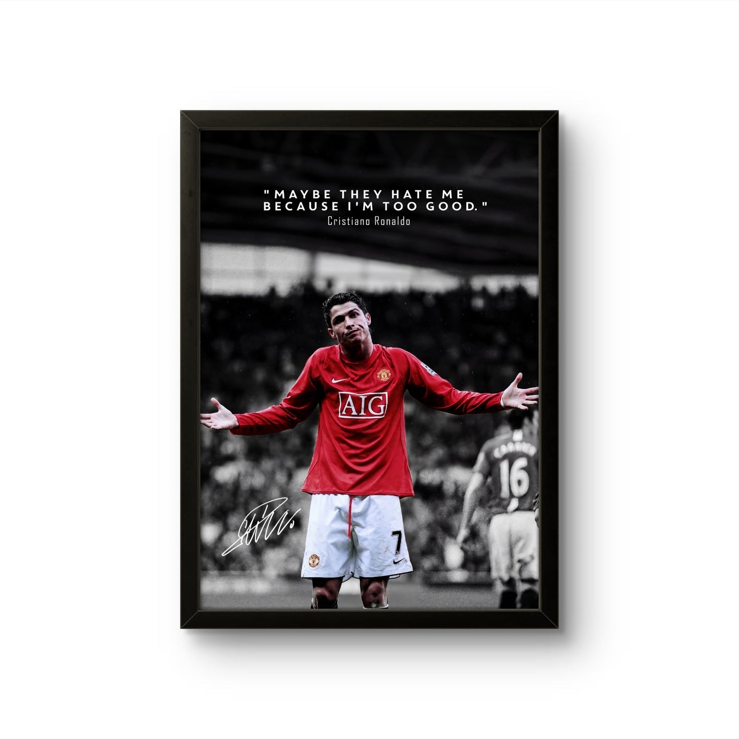 CR7 The Red Devil Legacy - Football Photo Frame - Art Drift