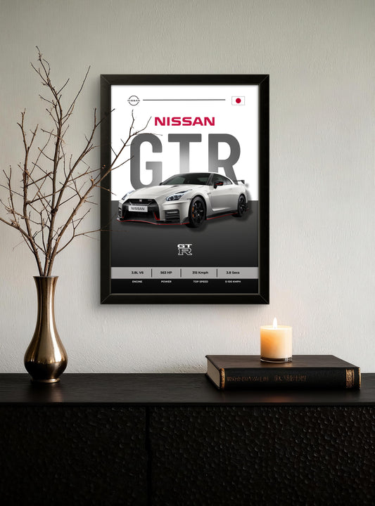 Nissan GTR - Car Photo Frame
