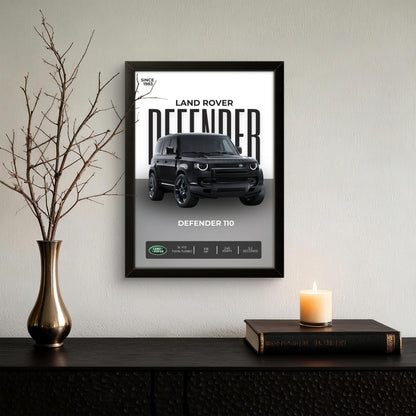 Defender 110 - Car Photo Frame - Art Drift