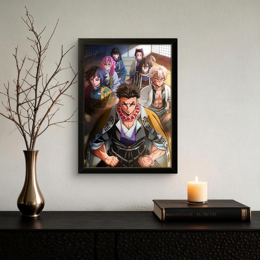 Demon Slayer Hashiras - Anime Photo Frame - Art Drift