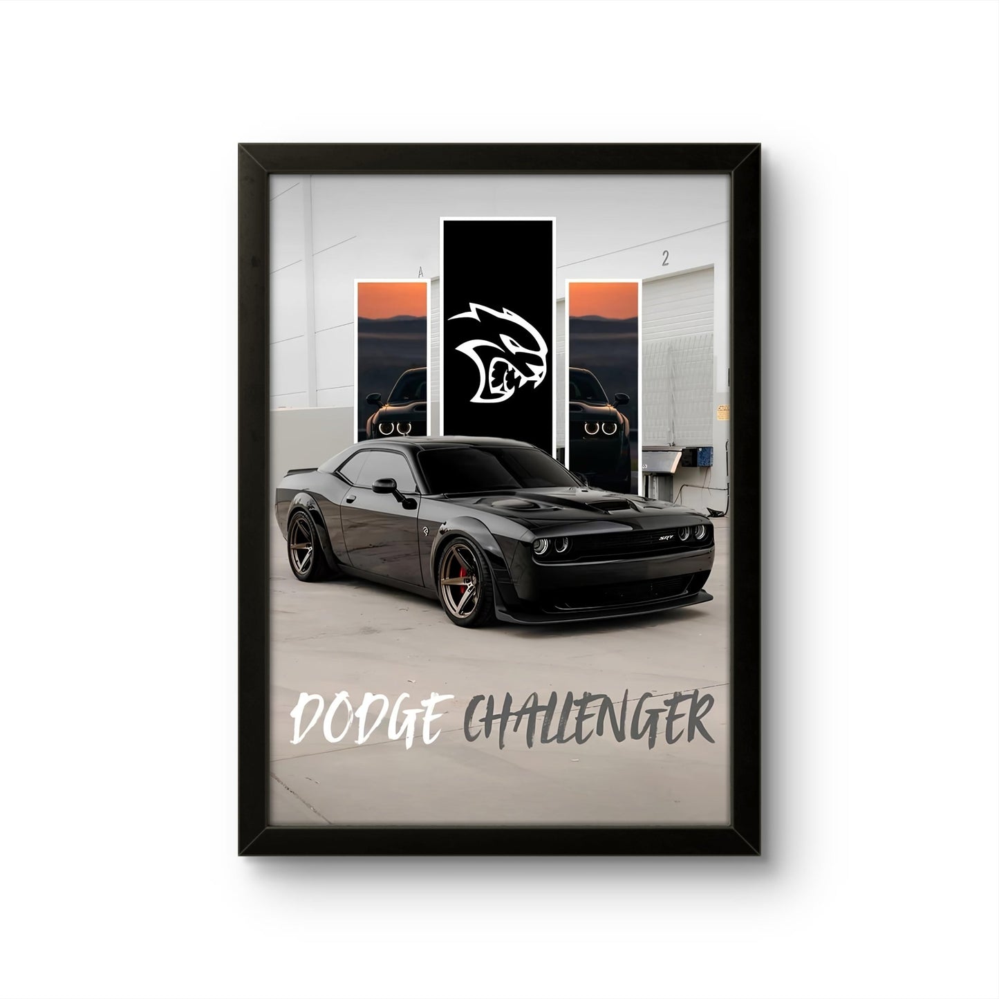 Dodge Challenger - Car Photo Frame - Art Drift
