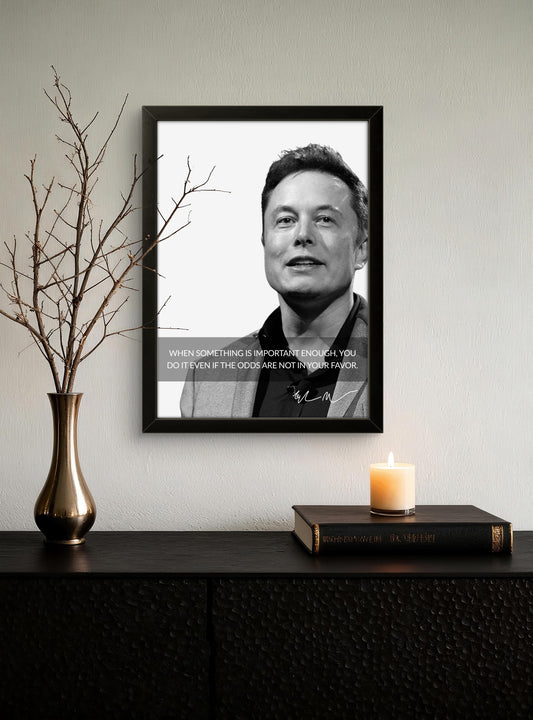 Elon Musk - Motivation Photo Frame
