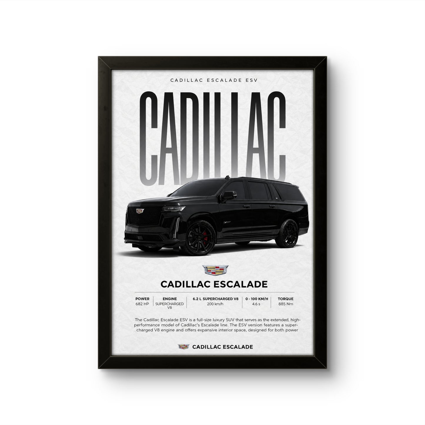 Cadillac Escalade - Car Photo Frame