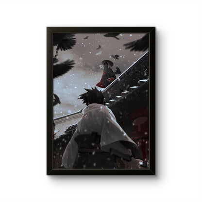 Itachi vs Sasuke Uchiha - Anime Photo Frame