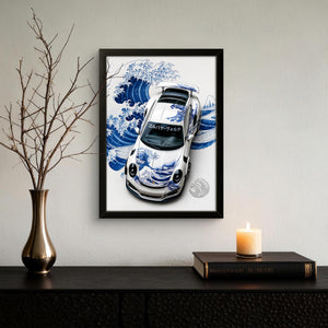 Porsche 911 Japanese - Car Photo Frame
