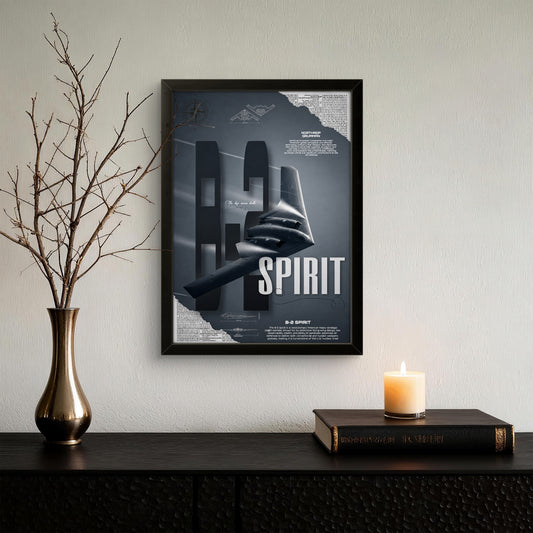 B2 Spirit - Military Photo Frame