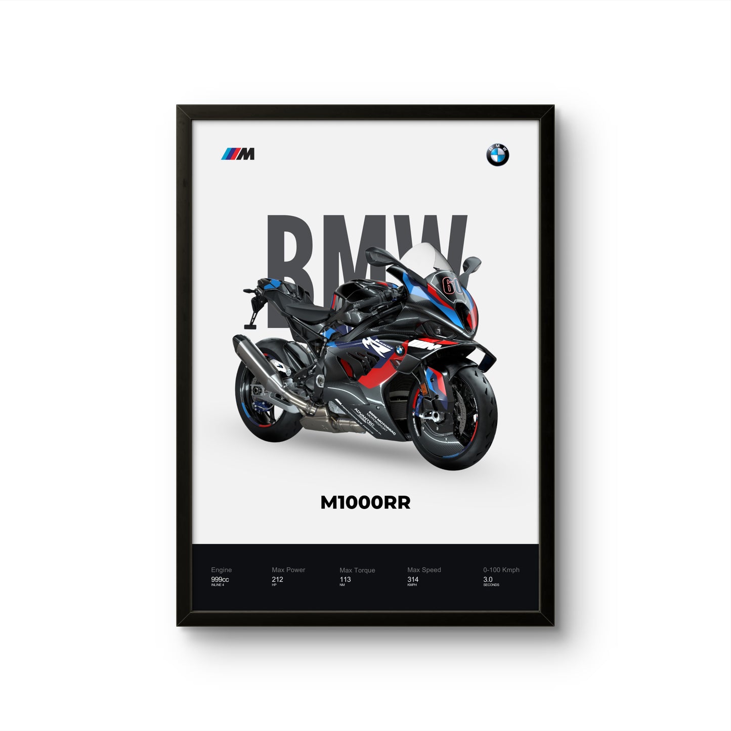 BMW M1000RR - Bike Photo Frame