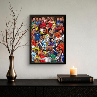 Football legends- Football Photo Frame - Art Drift