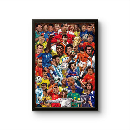 Football legends- Football Photo Frame - Art Drift
