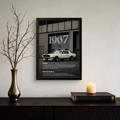 Ford Mustang Shelby GT500 - Car Photo Frame - Art Drift
