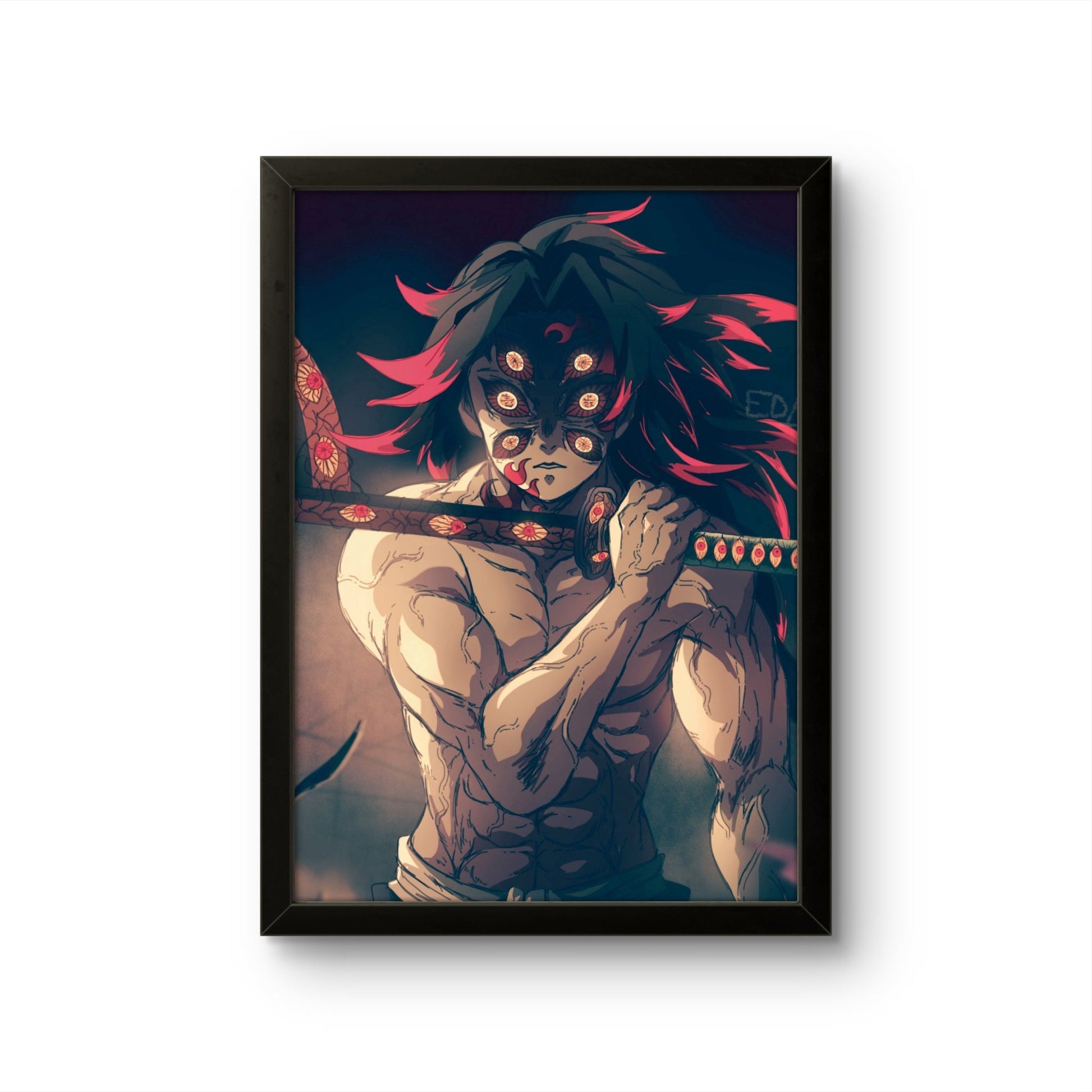 Kokushibo - Demon Slayer - Anime Photo Frame - Art Drift