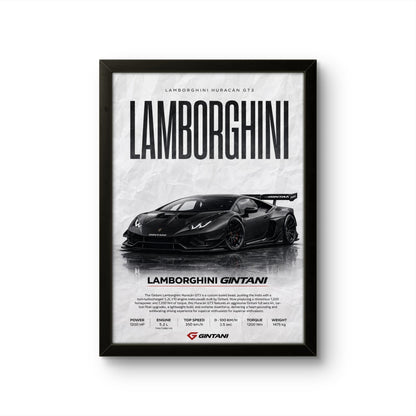 Lamborghini Huracan - Car Photo Frame - Art Drift