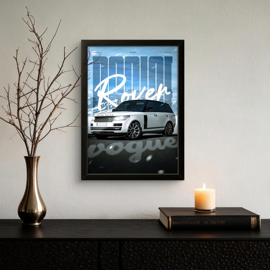 Land Rover Vogue - Car Photo Frame - Art Drift