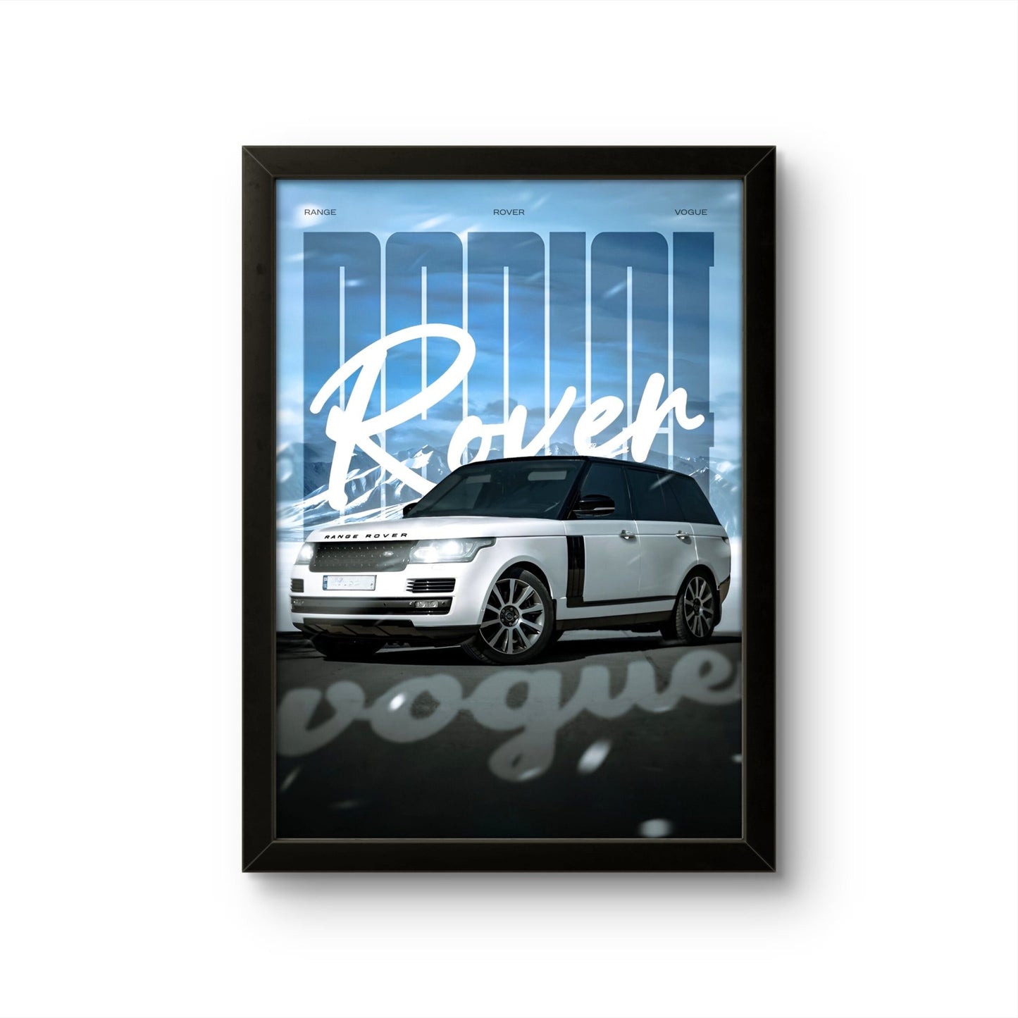 Land Rover Vogue - Car Photo Frame - Art Drift