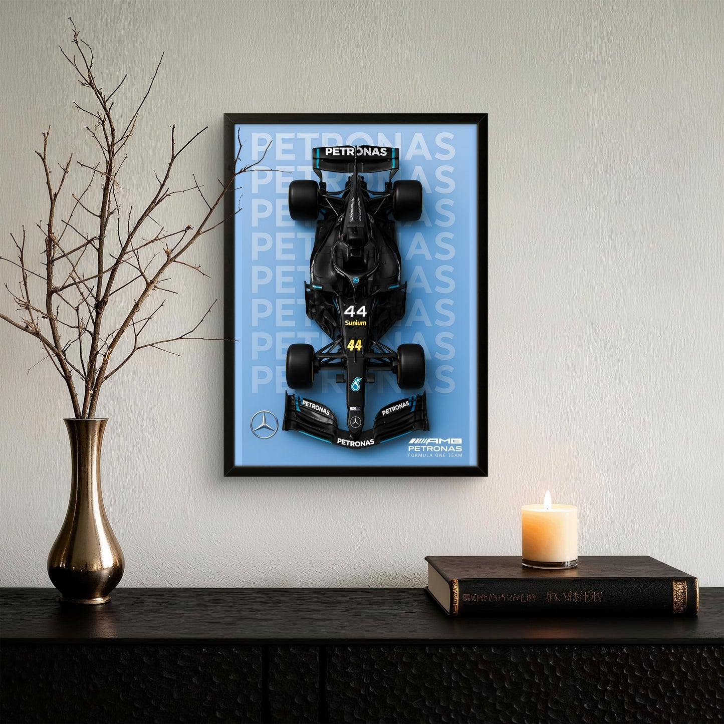 Mercedes AMG F1 - F1 Photo Frame - Art Drift