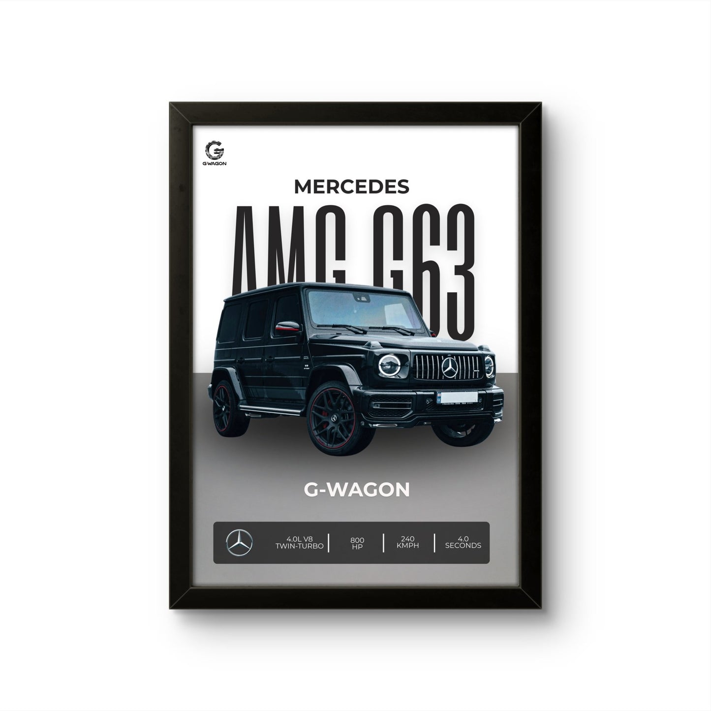 Mercedes AMG G63 - Car Photo Frame - Art Drift