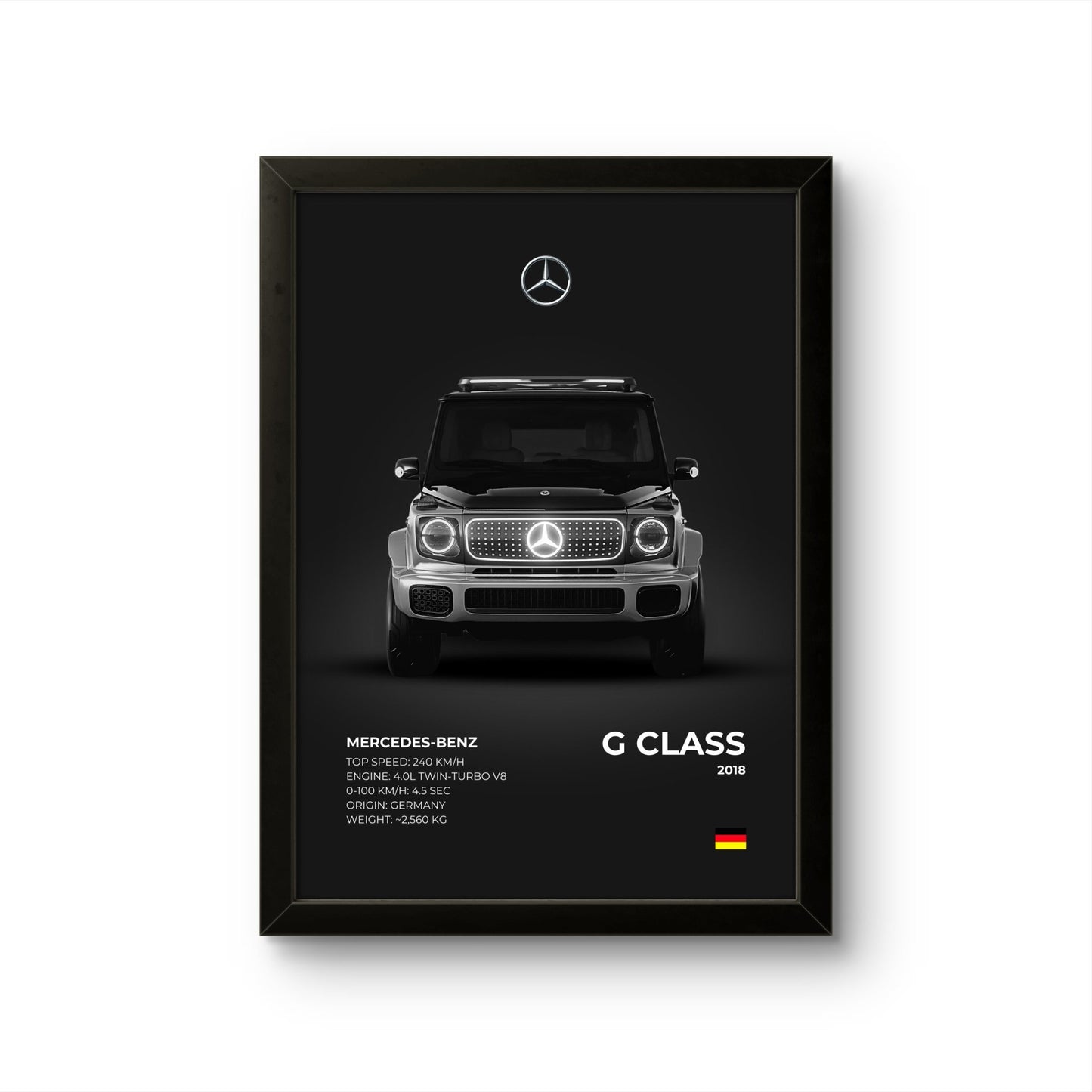 Mercedes G - Class - Car Photo Frame - Art Drift
