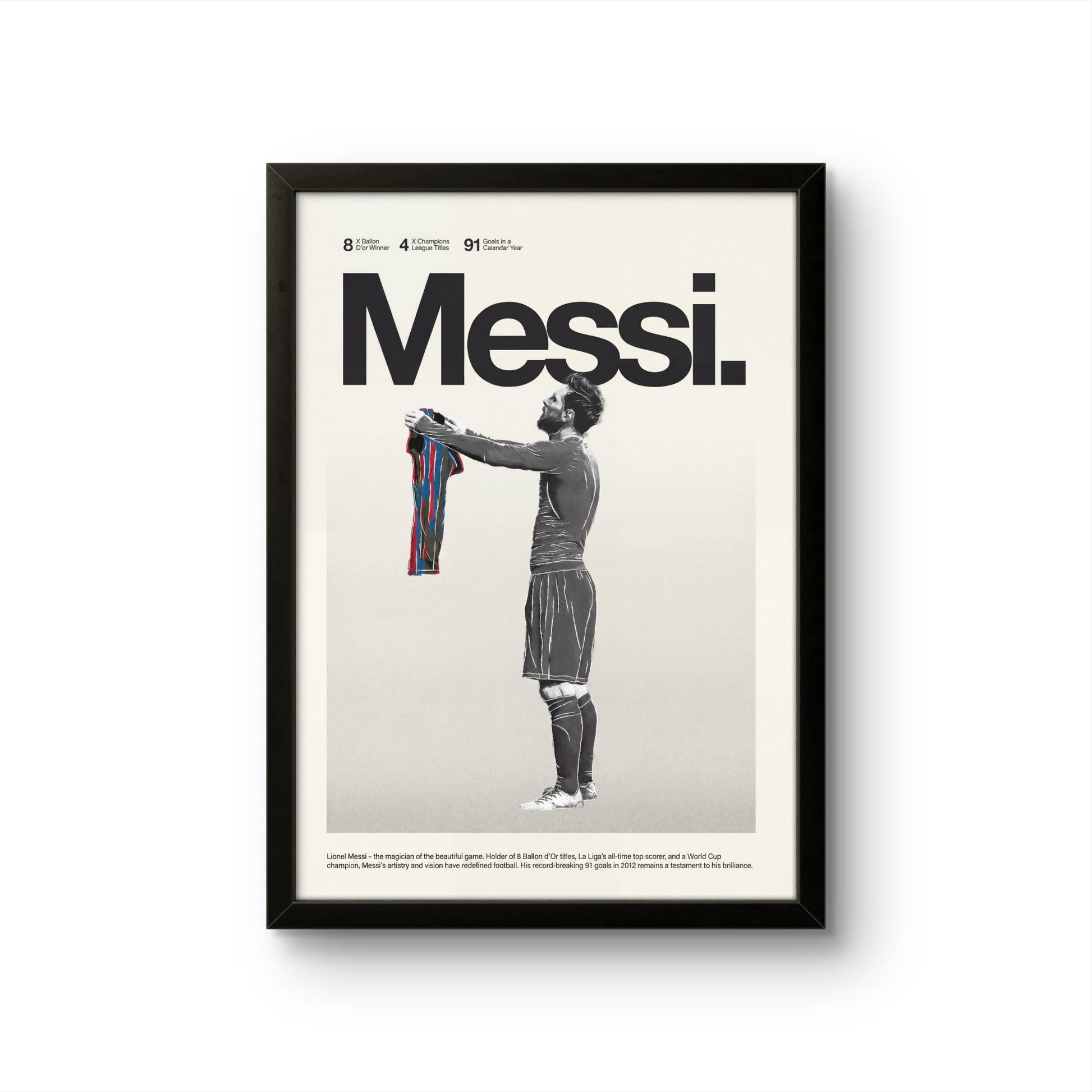 Messi "The Magician" - Football Photo Frame - Art Drift