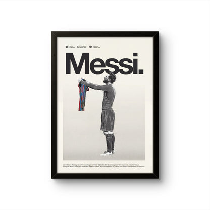 Messi "The Magician" - Football Photo Frame - Art Drift