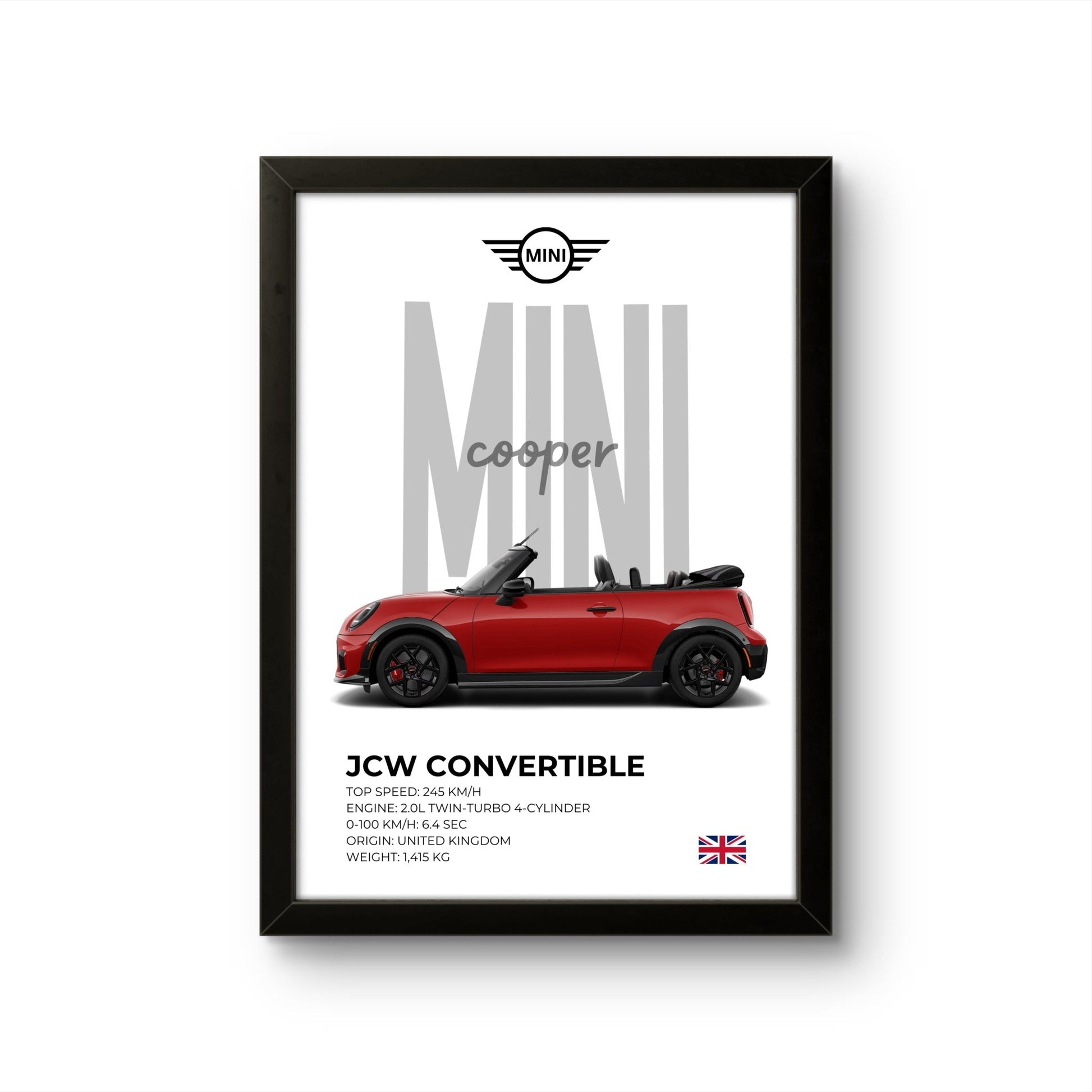 Mini Cooper - Car Photo Frame - Art Drift