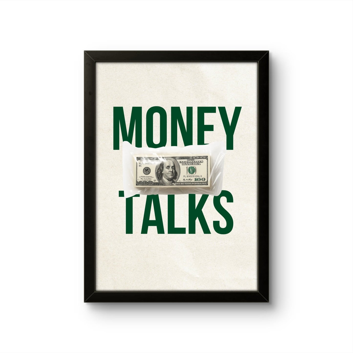 Money Talks - Motivation Photo Frame - Art Drift
