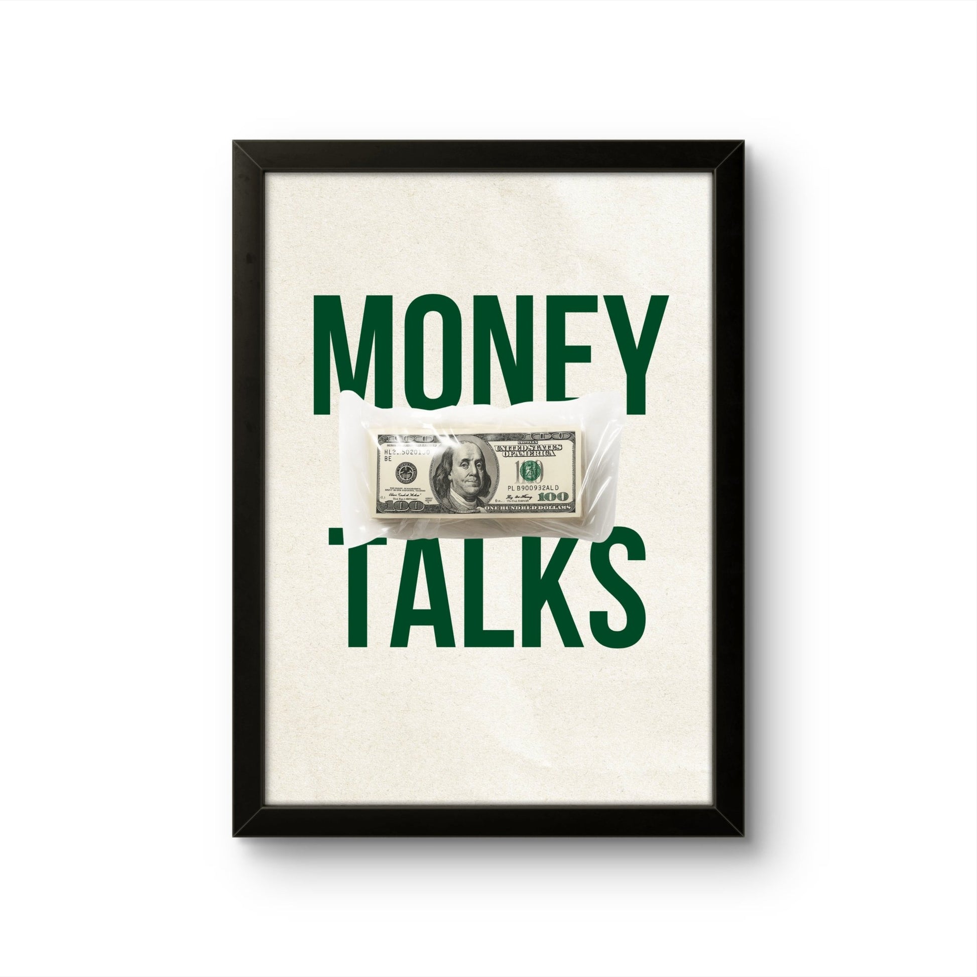 Money Talks - Motivation Photo Frame - Art Drift